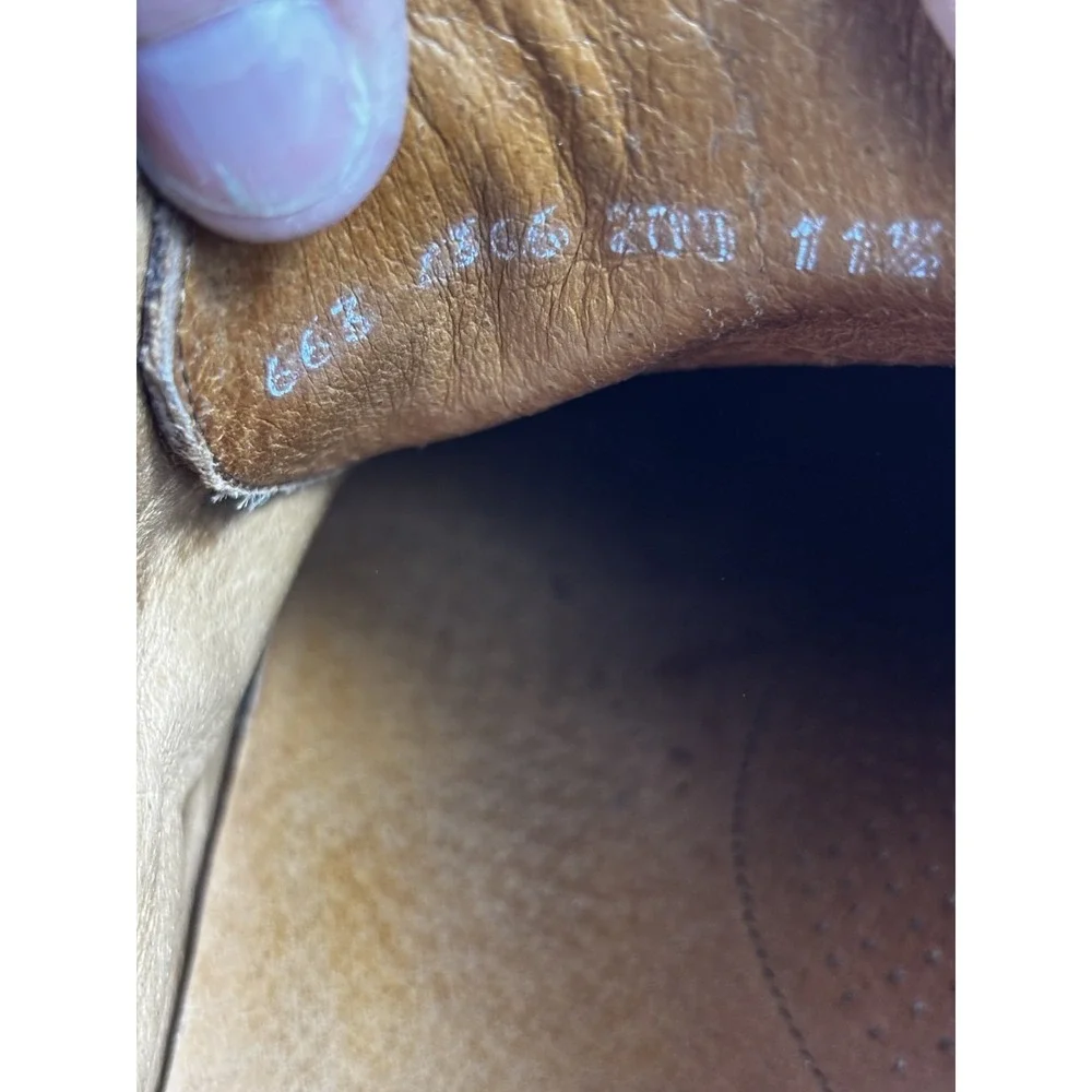 Cable Co Chukka Boots Mens 11.5 Brown Leather Made in Italy Lace Up Classic